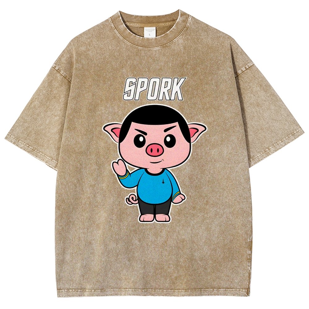 Spork Vintage Distressed T-shirt
