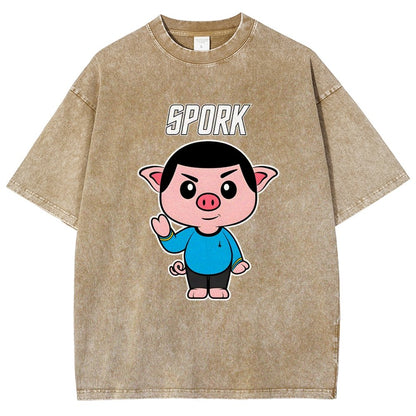Spork Vintage Distressed T-shirt