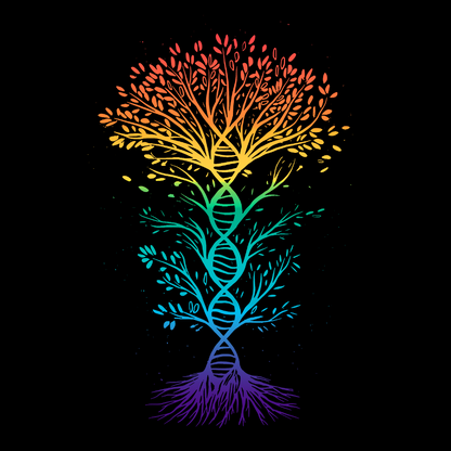 DNA Tree Of Life Science Geek T-Shirt