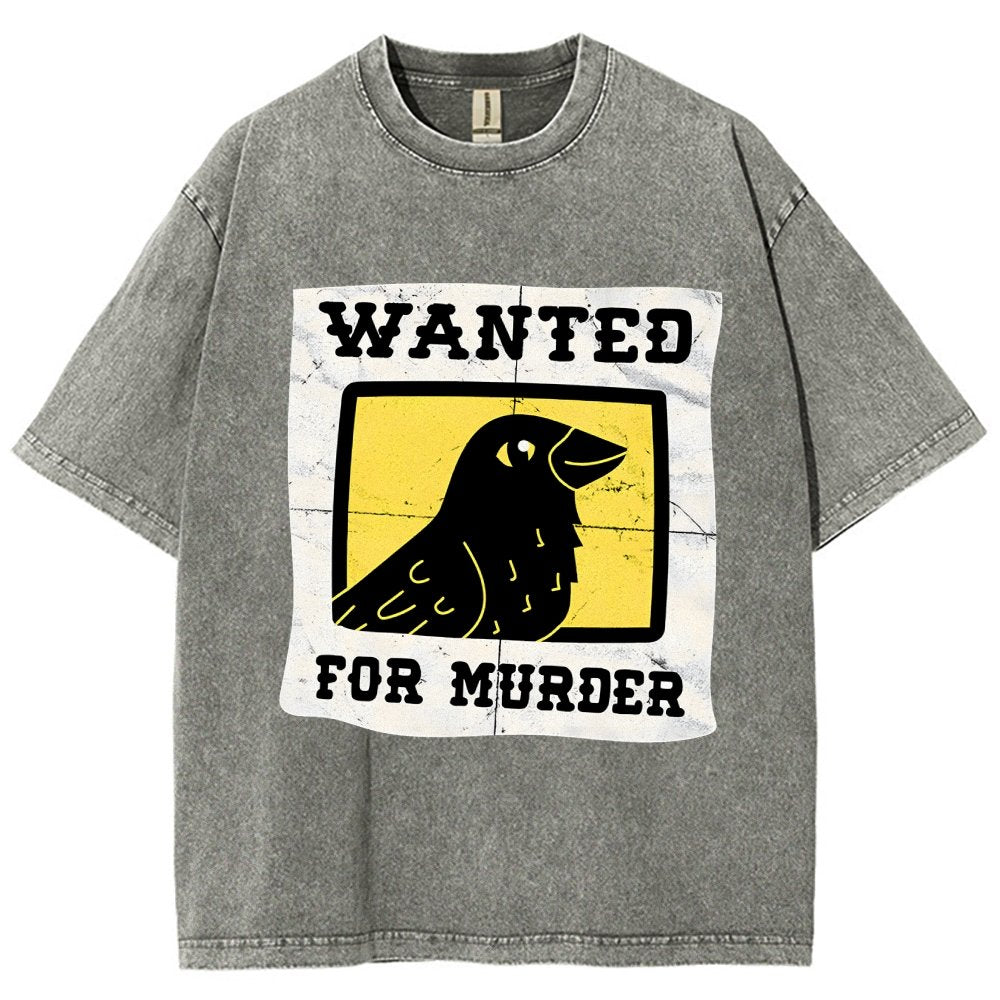 Crows Wanted Vintage Distressed T-shirt