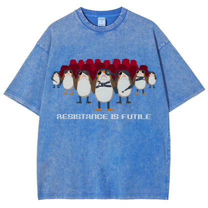 Resistance is Futile Vintage Distressed T-shirt