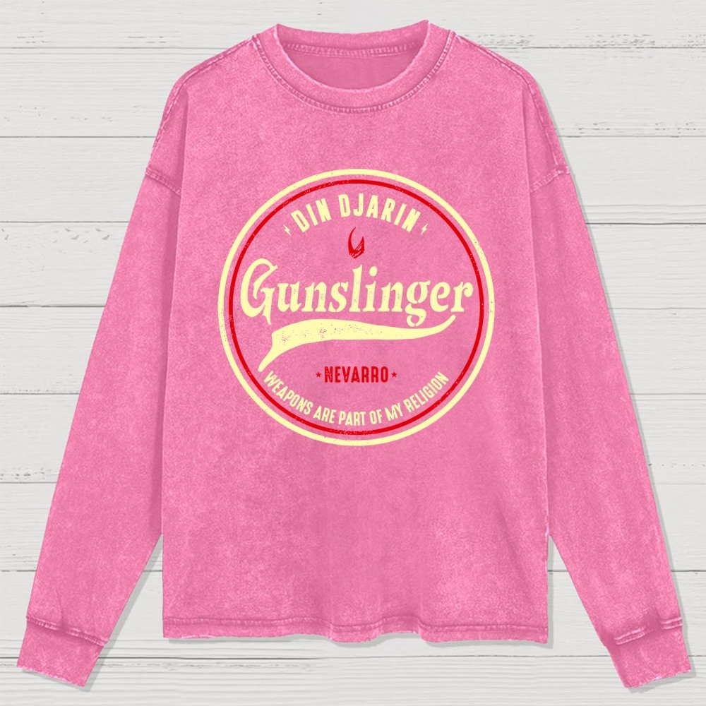 The Gunslinger Washed Long Sleeve Tee
