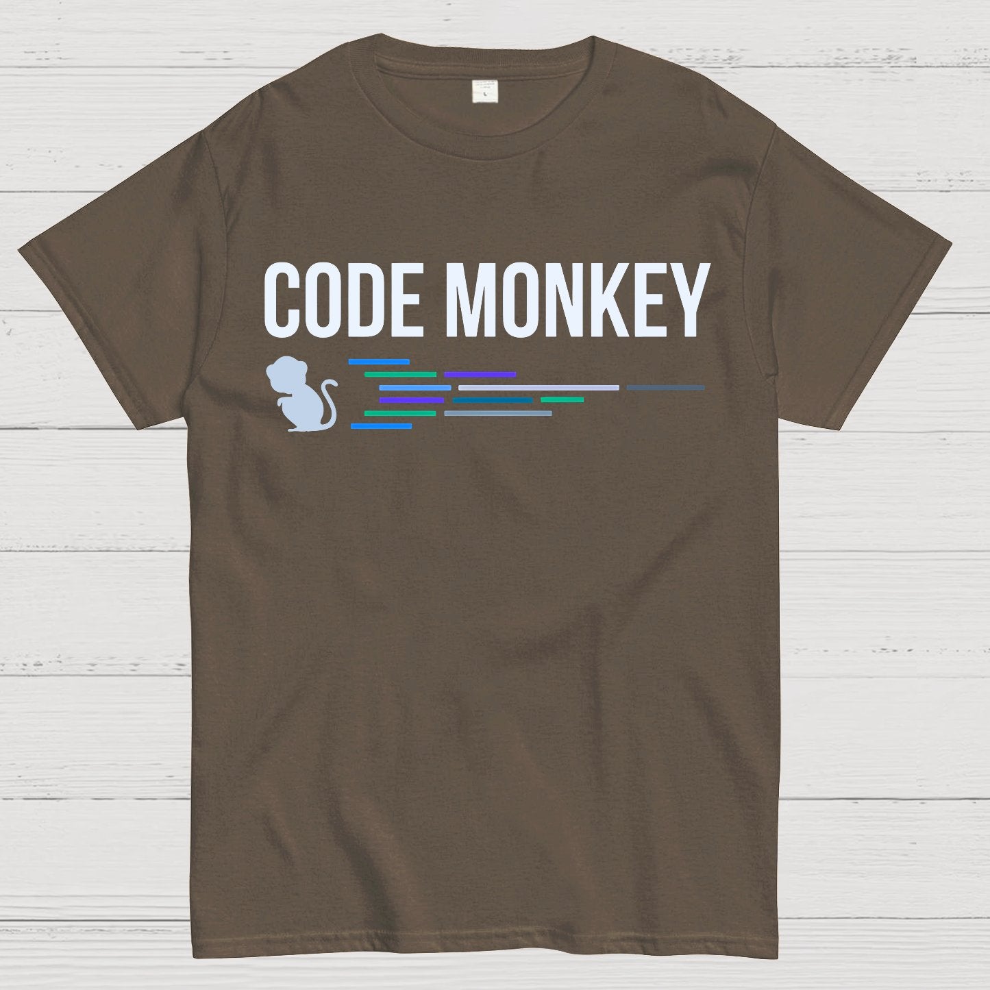 Developer Code Monkey Geek T-Shirt
