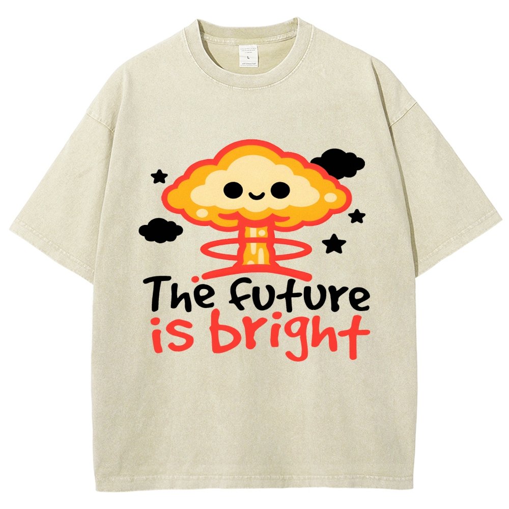 The Future Is Bright Vintage Distressed T-shirt