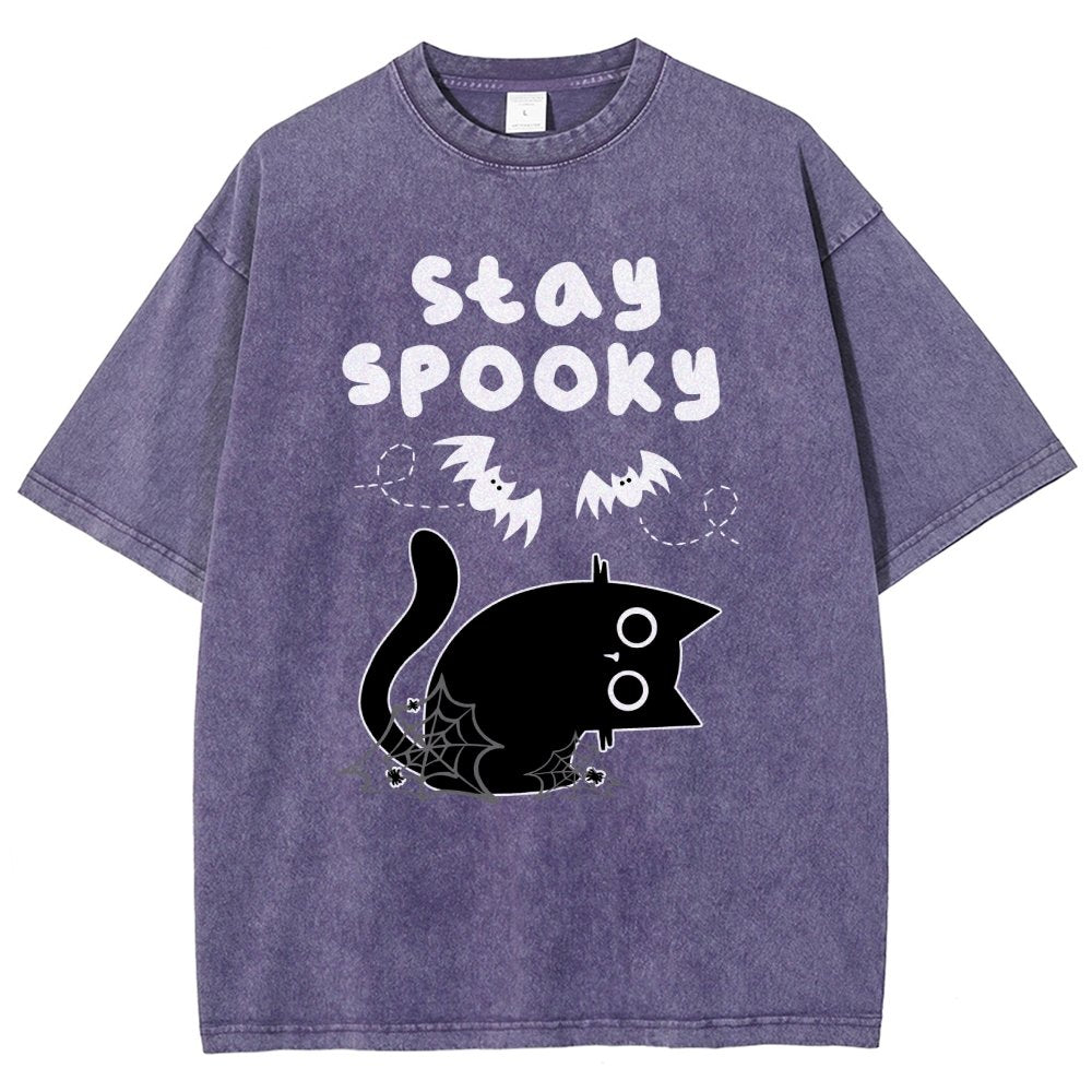 Stay Spooky Vintage Distressed T-shirt