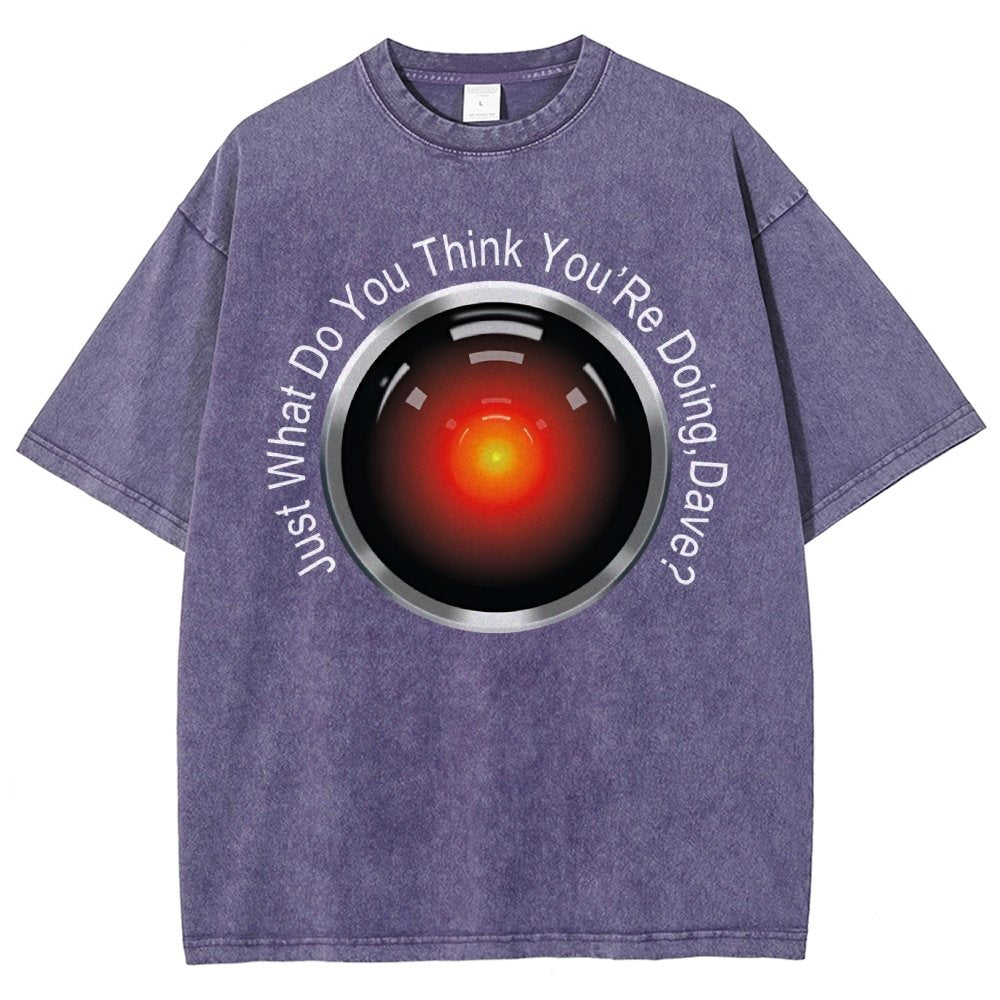 HAL-What Do You Think You’Re Doing,Dave? Vintage Distressed T-shirt