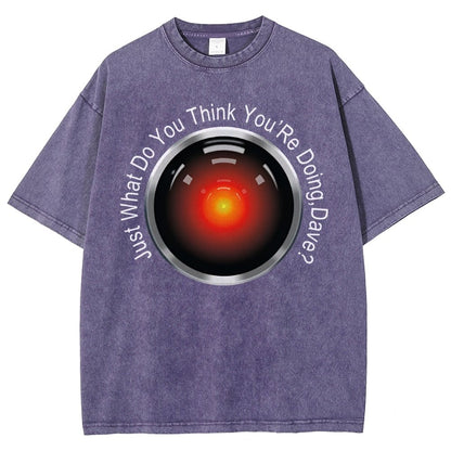 HAL-What Do You Think You’Re Doing,Dave? Vintage Distressed T-shirt