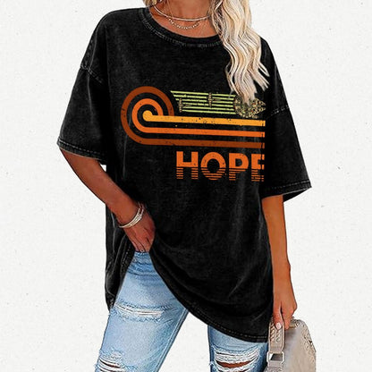 Retro Vintage Hope Vintage Distressed T-shirt