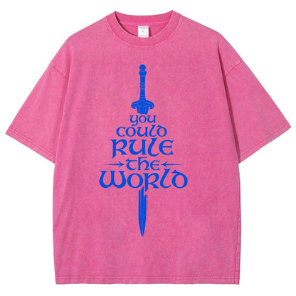You Could Rule the World Vintage Distressed T-shirt