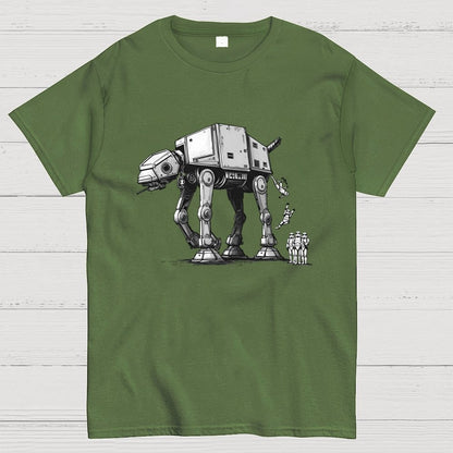 Imperial Robot Dog Poop Geek T-Shirt