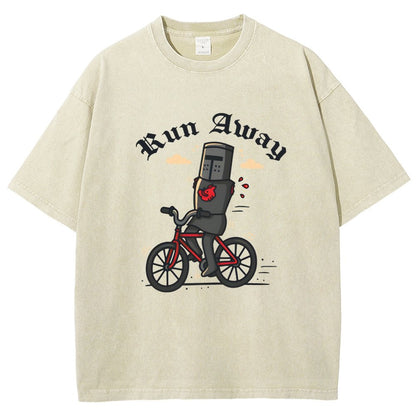 Run Away Vintage Distressed T-shirt