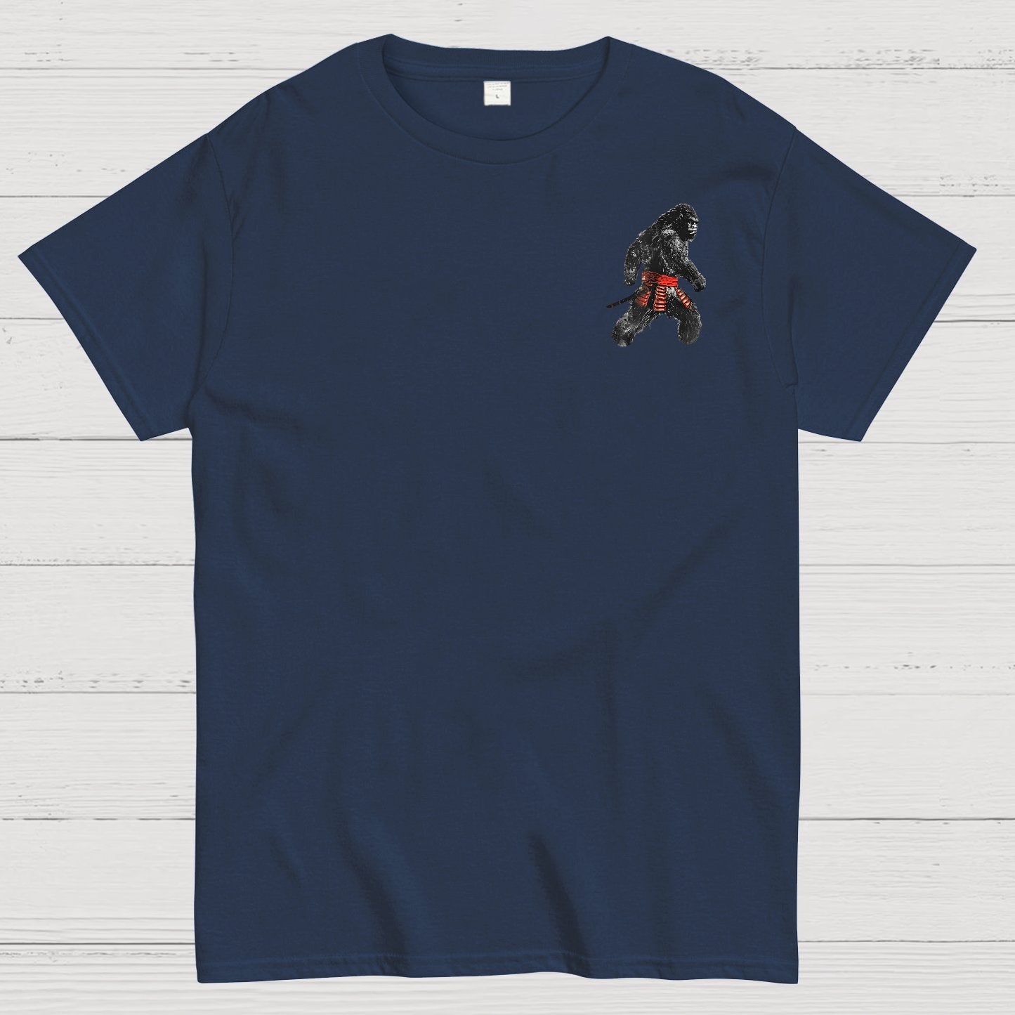 Funny Samurai Ukiyo-e Vintage Graphic Geek T-Shirt