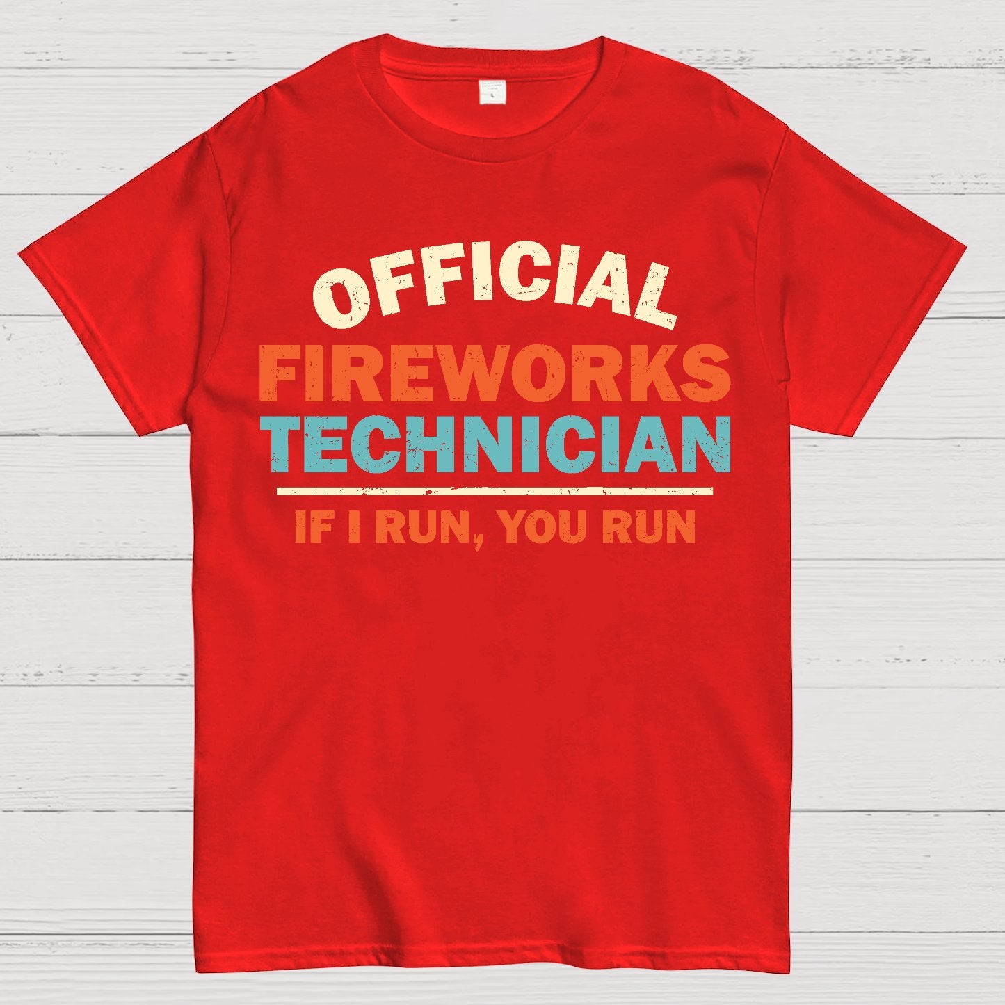 Official Fireworks Technician Geek T-Shirt