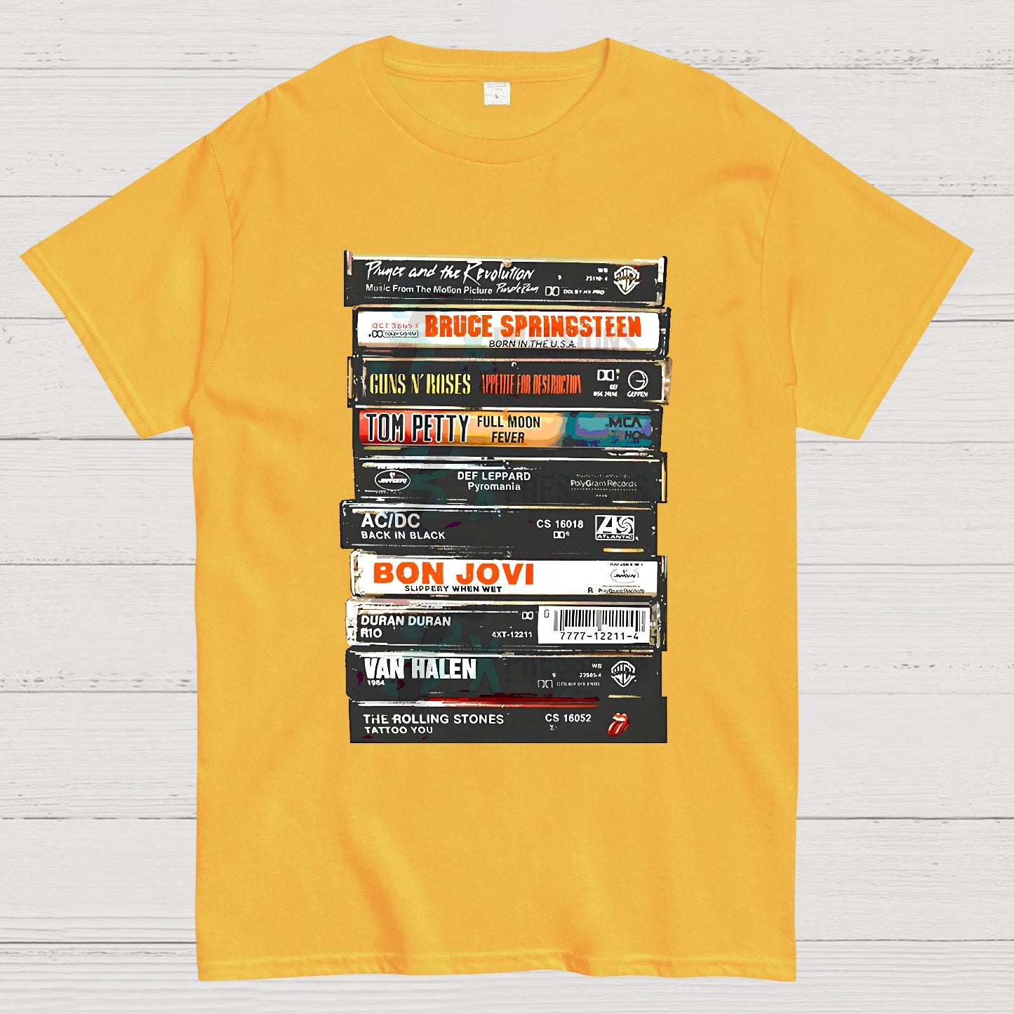 Vintage Rock Cassettes Geek T-Shirt