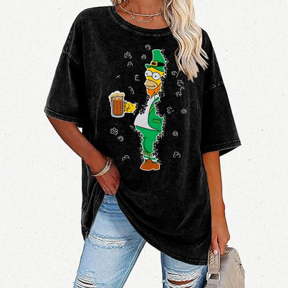 Into the Clovers-St. Patrick's Day Vintage Distressed T-shirt