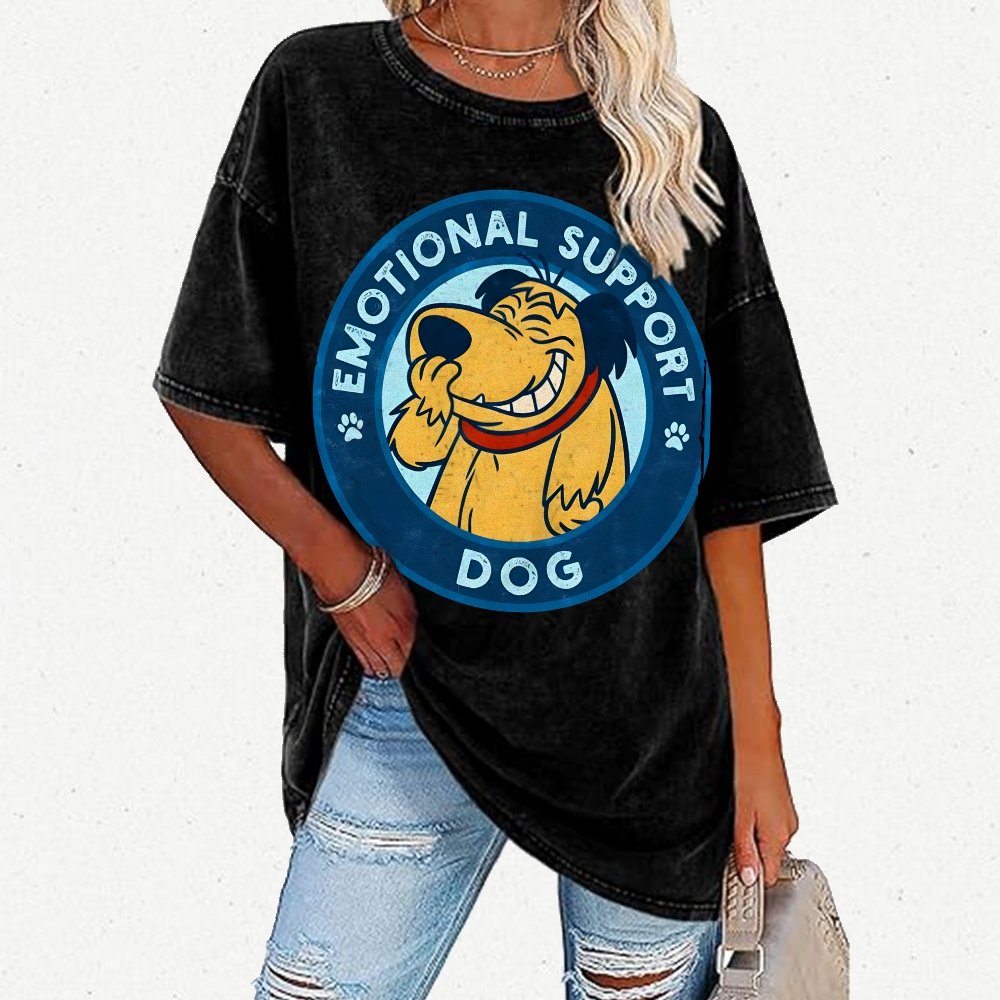 Dog Support or not Vintage Distressed T-shirt