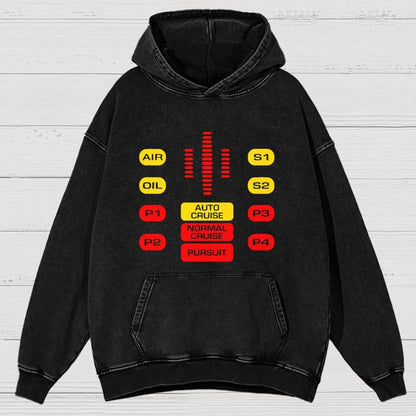 Kit Dashboard Supercar Vintage Distressed Hoodie