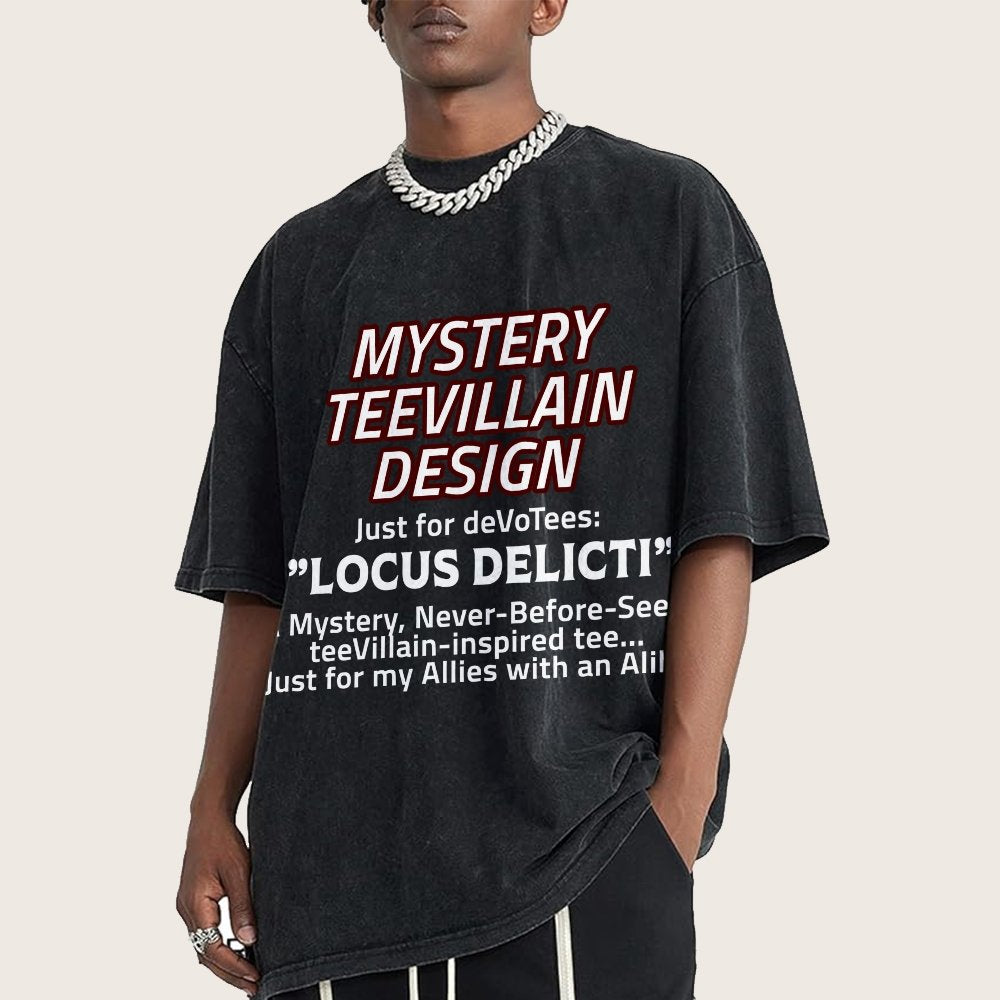 Locus Delicti Vintage Distressed T-shirt