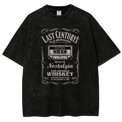 Last Century's Whiskey Vintage Distressed T-shirt