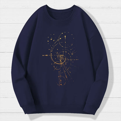 Fibonacci Geek Cotton Sweatshirt