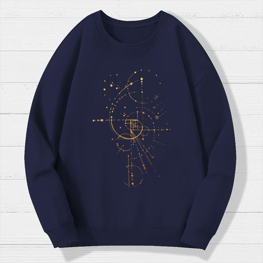 Fibonacci Geek Cotton Sweatshirt