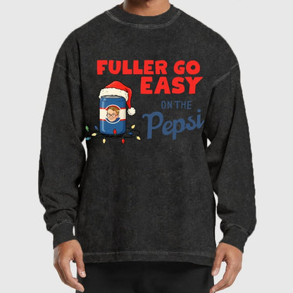 Fuller Go Easy On The Pepsi Christmas Washed Long Sleeve Tee