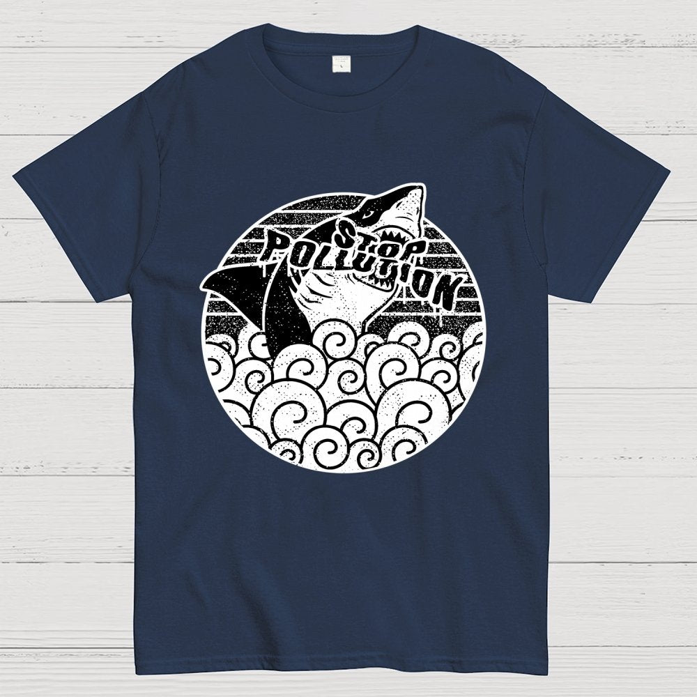 Stop Pollution Geek T-Shirt