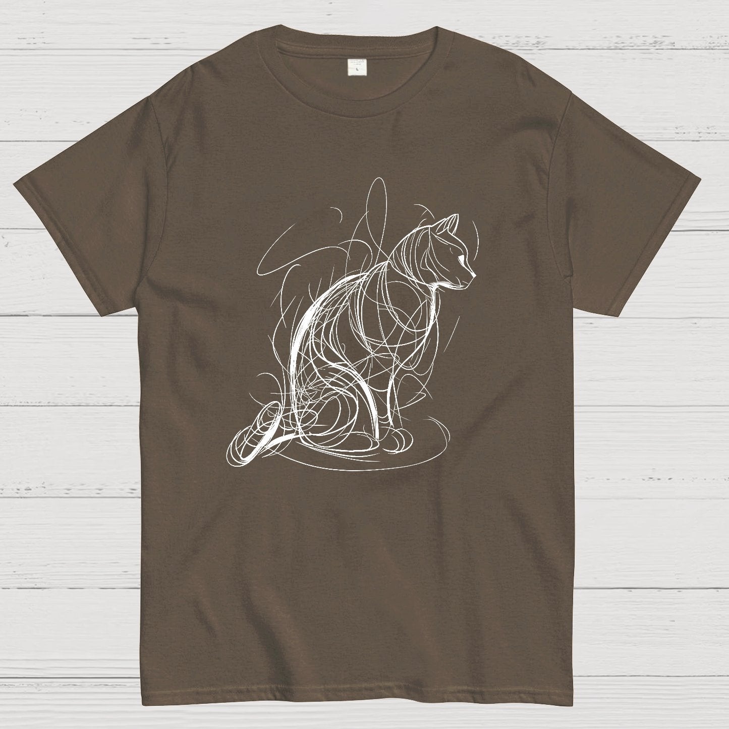 Cat Lines Geek T-Shirt