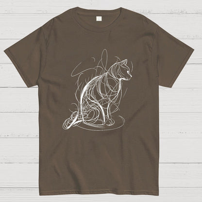 Cat Lines Geek T-Shirt