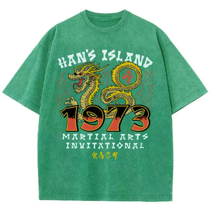 Sun's Island Martial Arts Invitational 1973 Vintage Distressed T-shirt