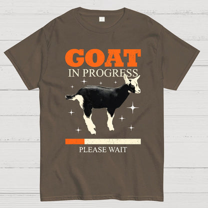 Goat In Progress Geek T-Shirt