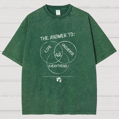 Diagram Of Everything Vintage Distressed T-shirt