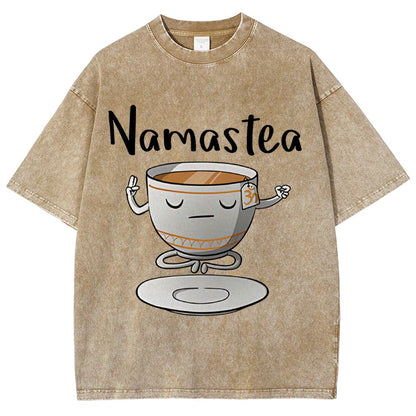 Namastea Vintage Distressed T-shirt