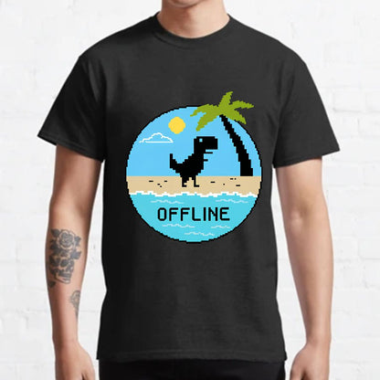Dinosaur Offline Nerdy T-Shirt