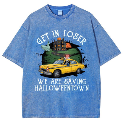 Get in Loser Halloween Vintage Distressed T-shirt
