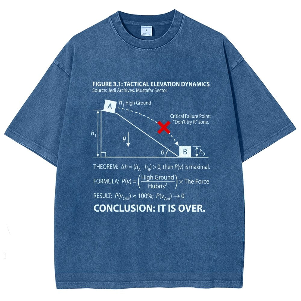 It Is Over Art Print Vintage Distressed T-shirt