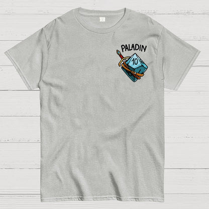 Paladin Dice Front And Back Printing Geek T-Shirt