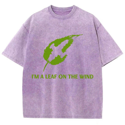 I'm A Leaf On The Wind. Vintage Distressed T-shirt
