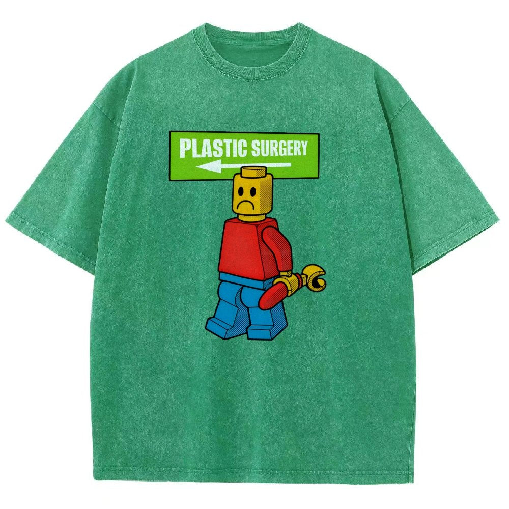 Plastic Surgery Vintage Distressed T-shirt