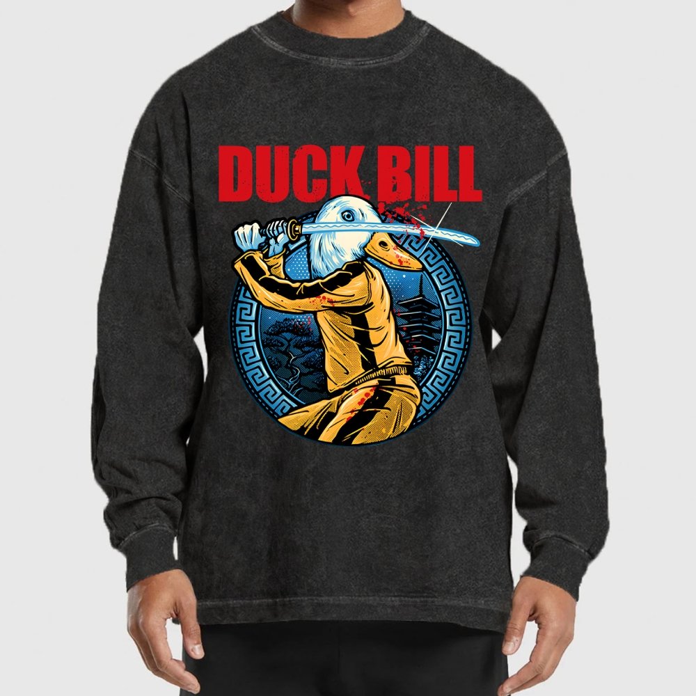 Duck Bill Washed Long Sleeve Tee