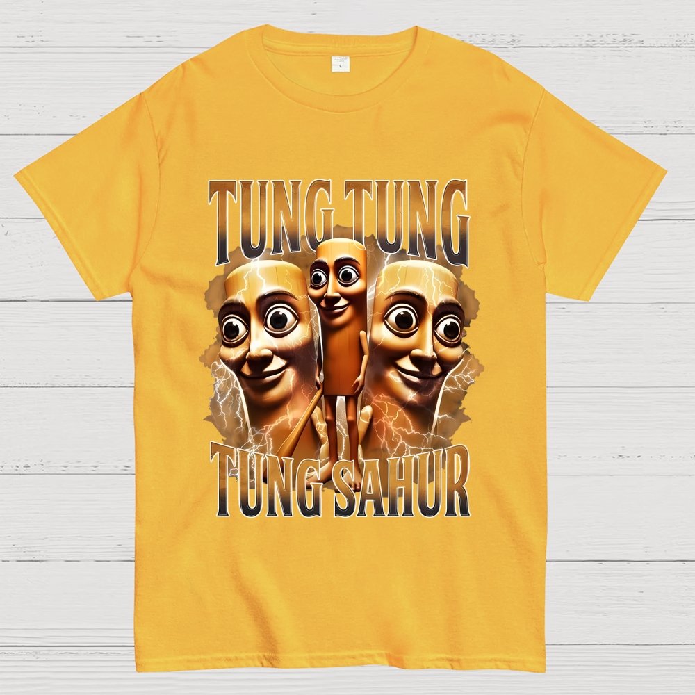 Tung Tung Tung Sahur Unisex Geek T-Shirt