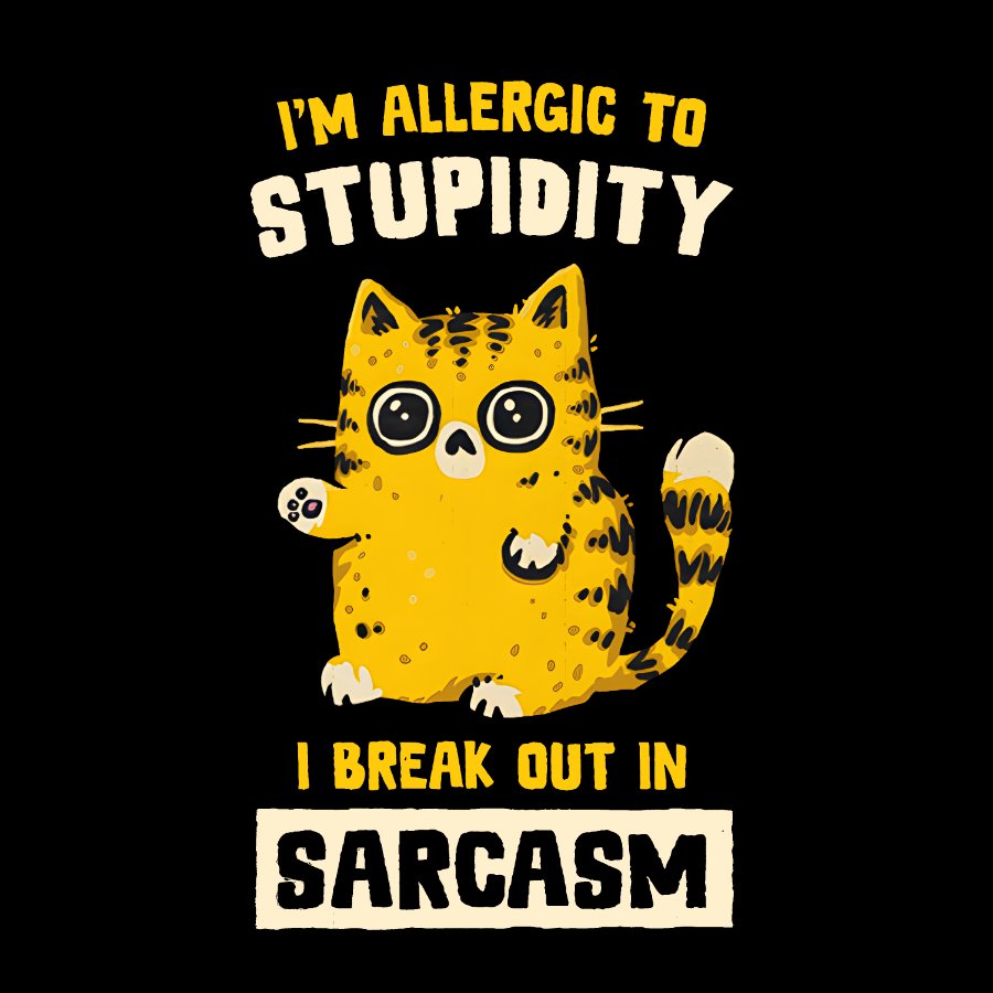 I Am Allergic To Stupidity Geek T-Shirt