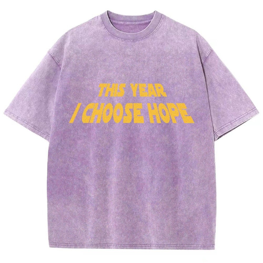 I Choose Hope  Vintage Distressed T-shirt