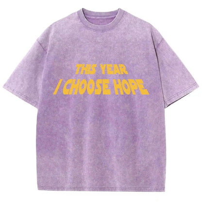 I Choose Hope  Vintage Distressed T-shirt