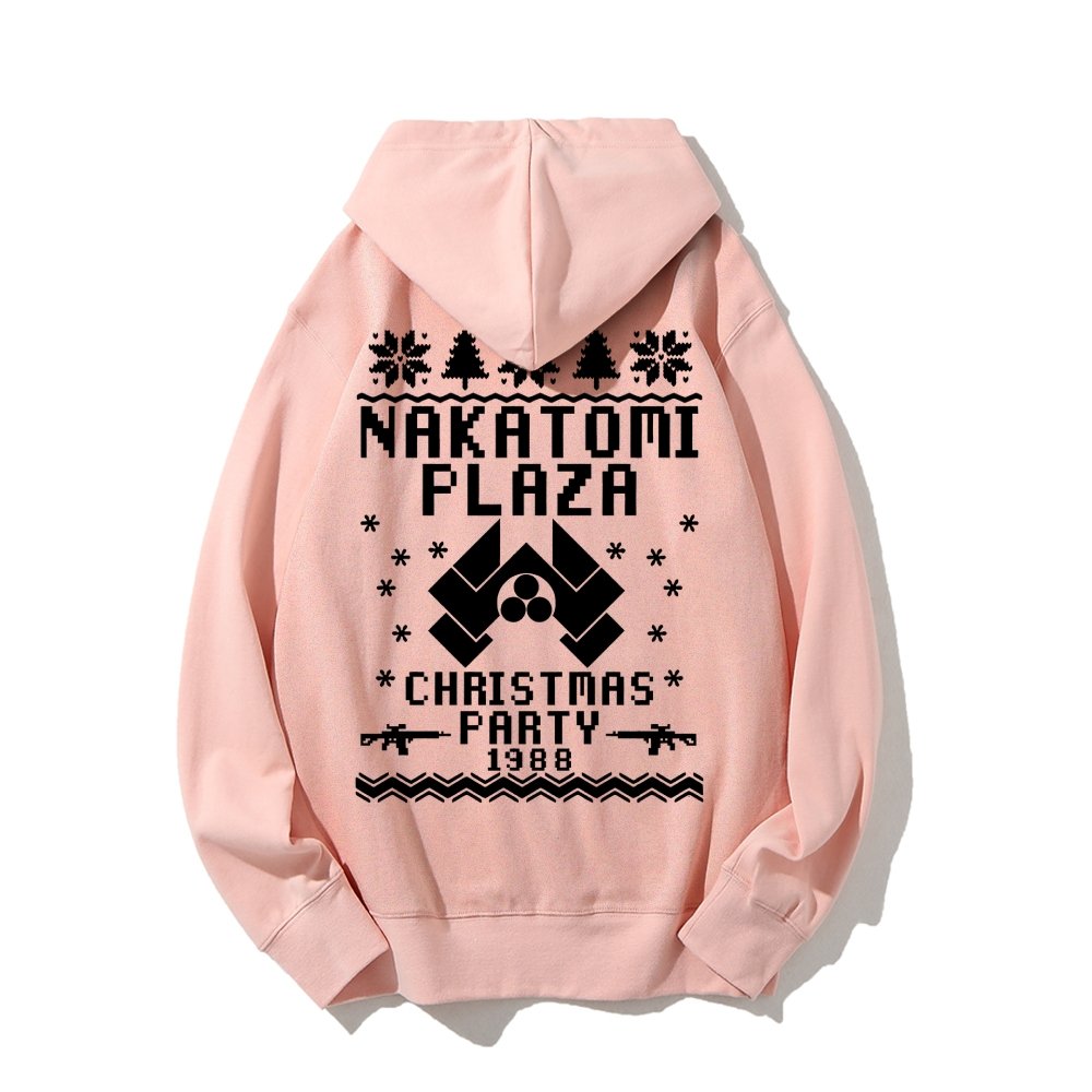 Now I Have a Machine Gun Ho-Ho-Ho Printed Back Unisex Cotton Hoodie