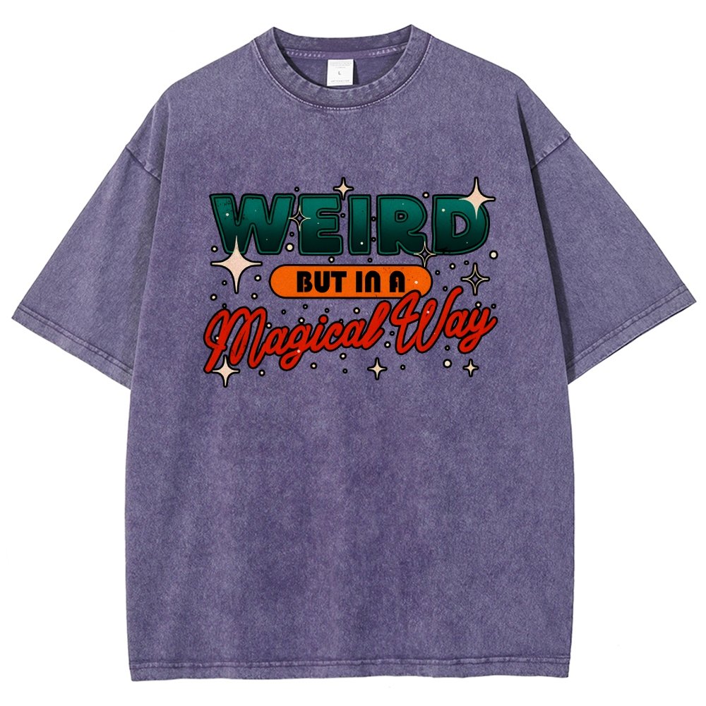 Weird But In A Magical Way Vintage Distressed T-shirt