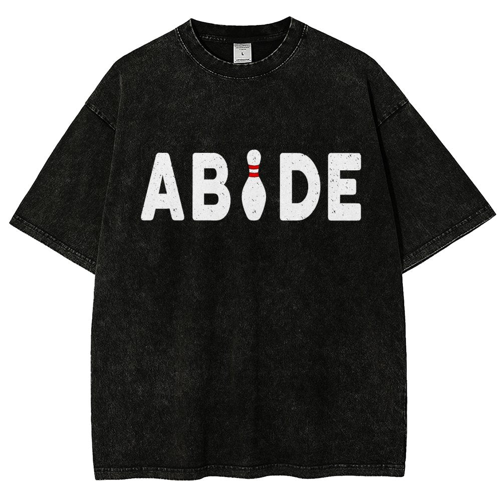 Bowling Abide Vintage Distressed T-shirt