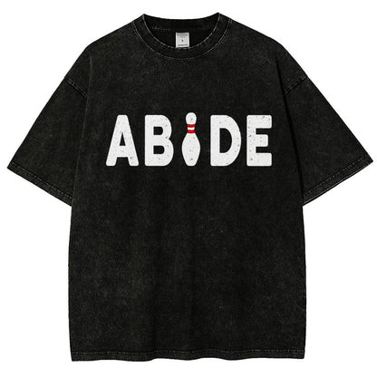 Bowling Abide Vintage Distressed T-shirt