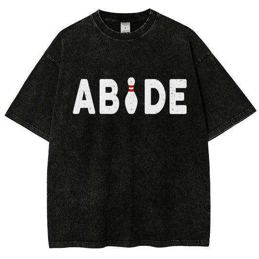 Bowling Abide Vintage Distressed T-shirt