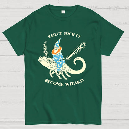 Reject society, become wizard Geek T-Shirt